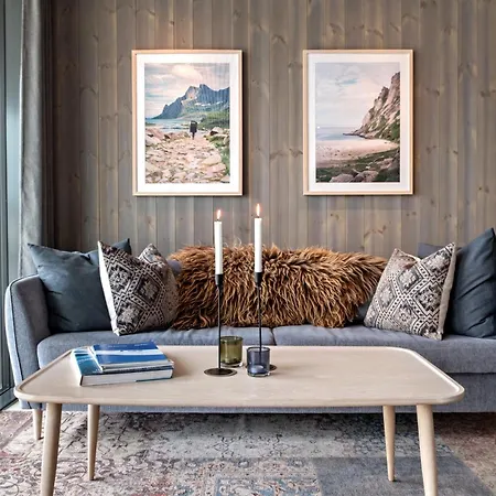 Апартаменты Moderne Ved Sjoen Med Opptil Atte Sengeplasser *