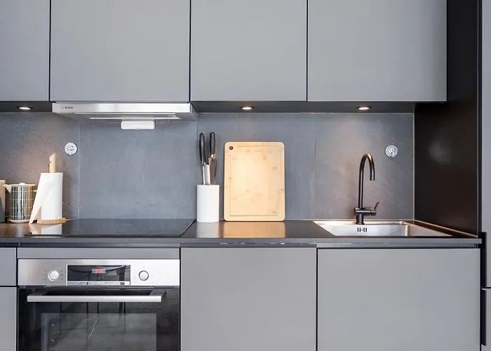 Appartamento Moderne Ved Sjoen Med Opptil Atte Sengeplasser